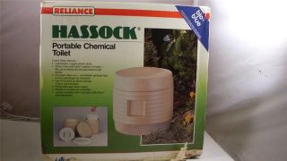 RELIANCE HASSOCK PORTABLE CHEMICAL TOILET