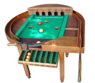 Antique Pool/Brunswi​ck/Billiard Rola Billiard Table  Slate  Orginal 