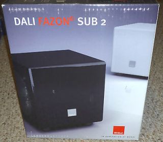 Dali Fazon Sub 2 Black powered compact subwoofer remote controlled