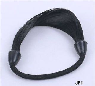   Wig Synthetic Stretchy Elastic Hair Band Rope Ring Ponytail Holder JF1