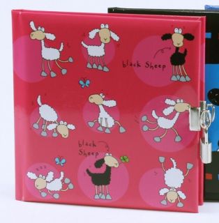 crazy animals sheep goldbuch blank diary with lock poetry book