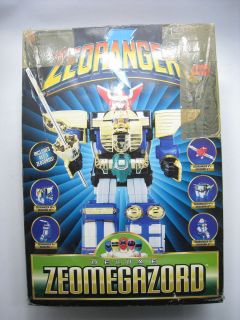 Power Ranger Zeo Rangers DX Zeo Megazord Deluxe Set Figure Bandai USED