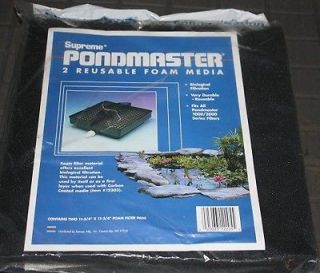 Newly listed 2   2 PACK PONDMASTER FOAM MEDIA 1000 2000 Pond Filter 