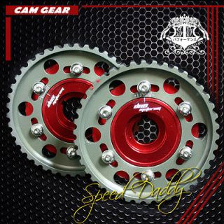   ANODIZED REPLACEMENT CAM GEARS HONDA H22/H23 DOHC ENGINE PRELUDE V RED