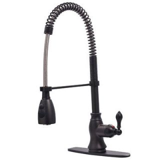   Oil Rubbed Bronze Single Handle Pre rinse Kitchen Faucet GS8895ACL