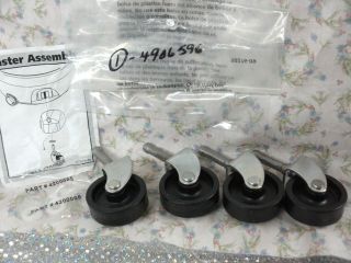 SHOP VAC, 2 Caster (Set of 4 casters with washers) Part# 4906596