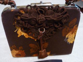 prada brown leather handbag in Handbags & Purses