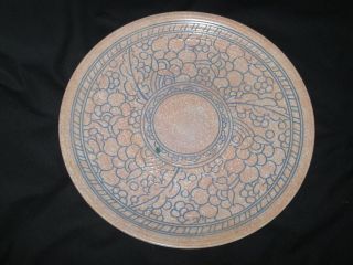   Charlotte Rhead Charger Tubelined Undecorated Byzantine pattern 2681
