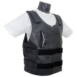 Newly listed Mens Bullet Proof Replica Premium Leather Motorcycle VEST 