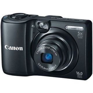 Canon PowerShot A1300 16 MP Digital Camera 6178B001 Black + ACC Kit 