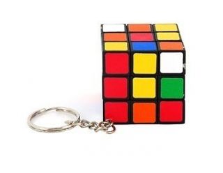 Mini Keychain Rubik Cube Puzzle Magic Game Toy