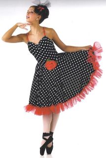 QUE SERA SERA Ballet Dance Dress Spanish Salsa Tango Costume SIZES 