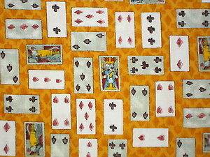 Quilting Treasures Alice In Wonderland British Library Playing Cards 