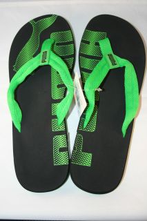Puma Epic Flip Flop Sandals Mens US 9 UK 8 Green/Black Surf Rider 