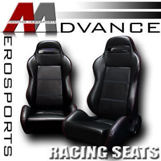   & Red Stitch Racing Seats+Sliders New 18 (Fits Volkswagen Beetle