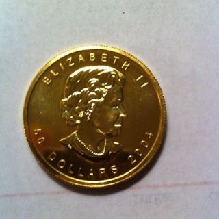   Elizabeth II 1 OZ PURE GOLD COIN BULLION .9999 PURITY 2004 UNCIR