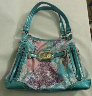 Kathy Van Zeeland Belted Shopper with Cosmetic Case Floral and 