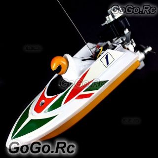 Radio Remote Control RC Mini Racing Speed Boat   White (HQ953 WH)