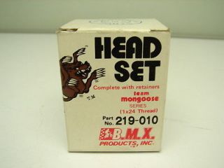 Vintage NOS BMX Team Mongoose Headset Head Set 1 x 24 Thread