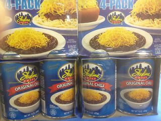 SKYLINE CHILI 16 cans 15 oz each Cincinnati Ohio its SKYLINE TIME 