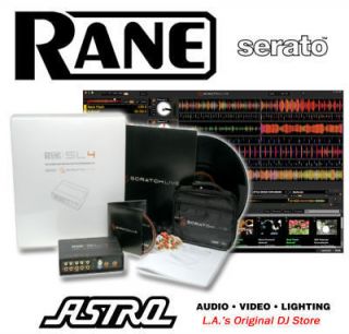 Rane SL4 Serato Scratch Live DJ Interface and Software SL 2 SL 3 SL 4