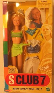 CLUB 7 Hannah Doll With Extra Outfit 2000 Hasbro