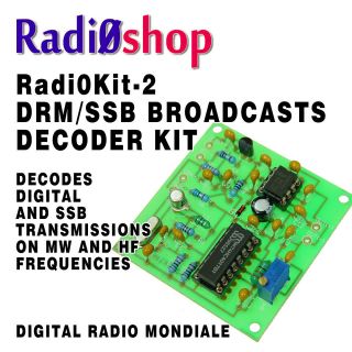 RADI0KIT 2 DRM SSB RADIO BROADCASTS DECODER KIT / IF CONVERTER