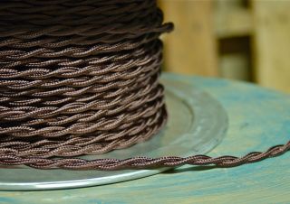   Rayon Covered Wire, Vintage Style, Cloth Lamp Cord, Antique Lights