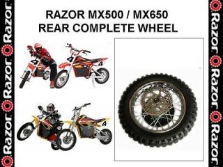 Razor MX500/ 650 REAR WHEEL COMPLETE #W15128190048