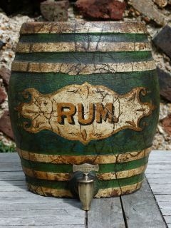 Rare Antique Doulton and Watts Rum Spirit Barrel With Brass Tap.