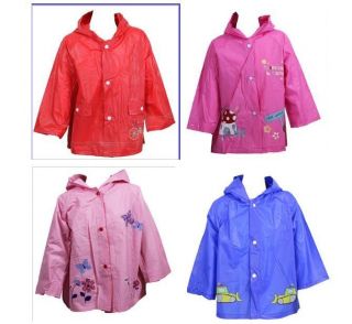 Kids / Baby RainCoats PVC Mac 12 Months   2 3 4 5 6 Years 10+ Rain 