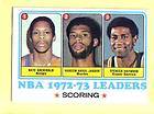   /74 Topps #153 NBA Scoring Leaders ABDUL JABBAR NEAR MINT TO MINT OC