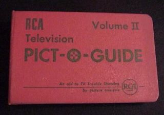 RCA Television Pict O Guide Manual Volume II 1949