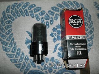 NOS RCA 6SL7GT SMOKED GLASS VACUUM TUBE TESTED FREE U.S. SHIPPING 