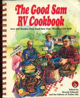   SAM RV COOKBOOK by TRAILER LIFE, AIRSTREAM CAMPER COOKERY, 250 RECIPES
