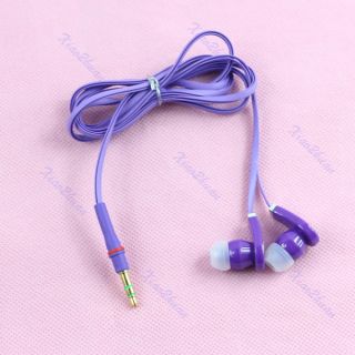   Ear 3.5mm Earbud Earphone Headset For iphone  MP4 Player PSP CD Red