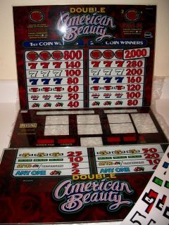 IGT Double American Beauty Glass & Reel Strips Game Kit