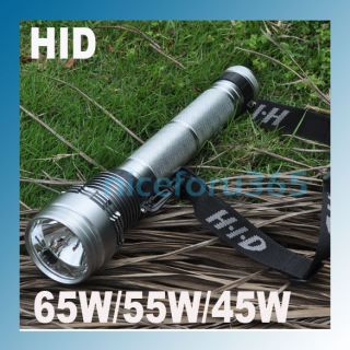 65W/55W/45W  6000lm Rechargeable HID Xenon Flashlight Torch 
