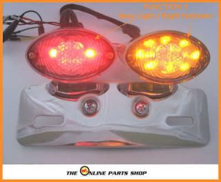 Custom LED Tail Light Integrated Indicators Lambretta D