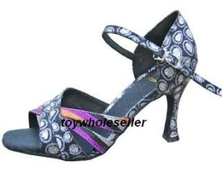 Ladies Latin Ballroom Salsa Grey Dance Shoe G179