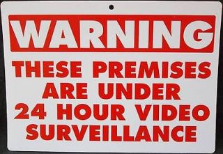 WARNING CCTV PRIVATE VIDEO SPY SURVEILLANCE CAMERAS RECORDING YARD 