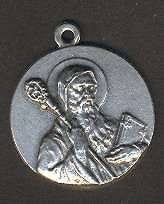 Religious Christianity Medal San Benito Abad 1 Aprox