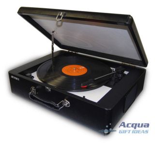   Turntable Record LP Player w/ AUX Input RCA Out Built in Speakers