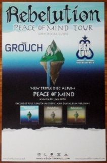 REBELUTION Peace Of Mind Ltd Ed 2012 Tour Poster 311 Sublime Pepper 