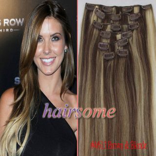 blonde human hair clip in extensions in Womens Hair Extensions