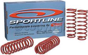 New Rear Eibach Set of 4 Lowering Springs Powdercoated red Lancer 2010 