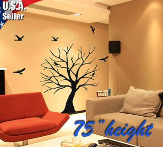 Wall Decor Art Removable Mural Vinyl Decal Sticker Large Tree With 