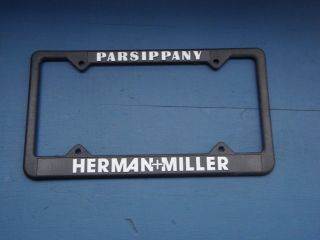 Set of Herman + Miller License Plate Frames   Porsche Dealer in 