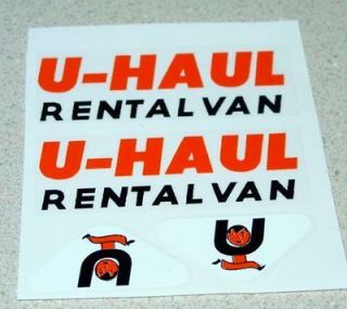 Nylint U Haul Rental Van Replacement Stickers NY 064