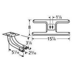 Charmglow Stainless Steel Venturi Replacement Part # 10502 72502 New